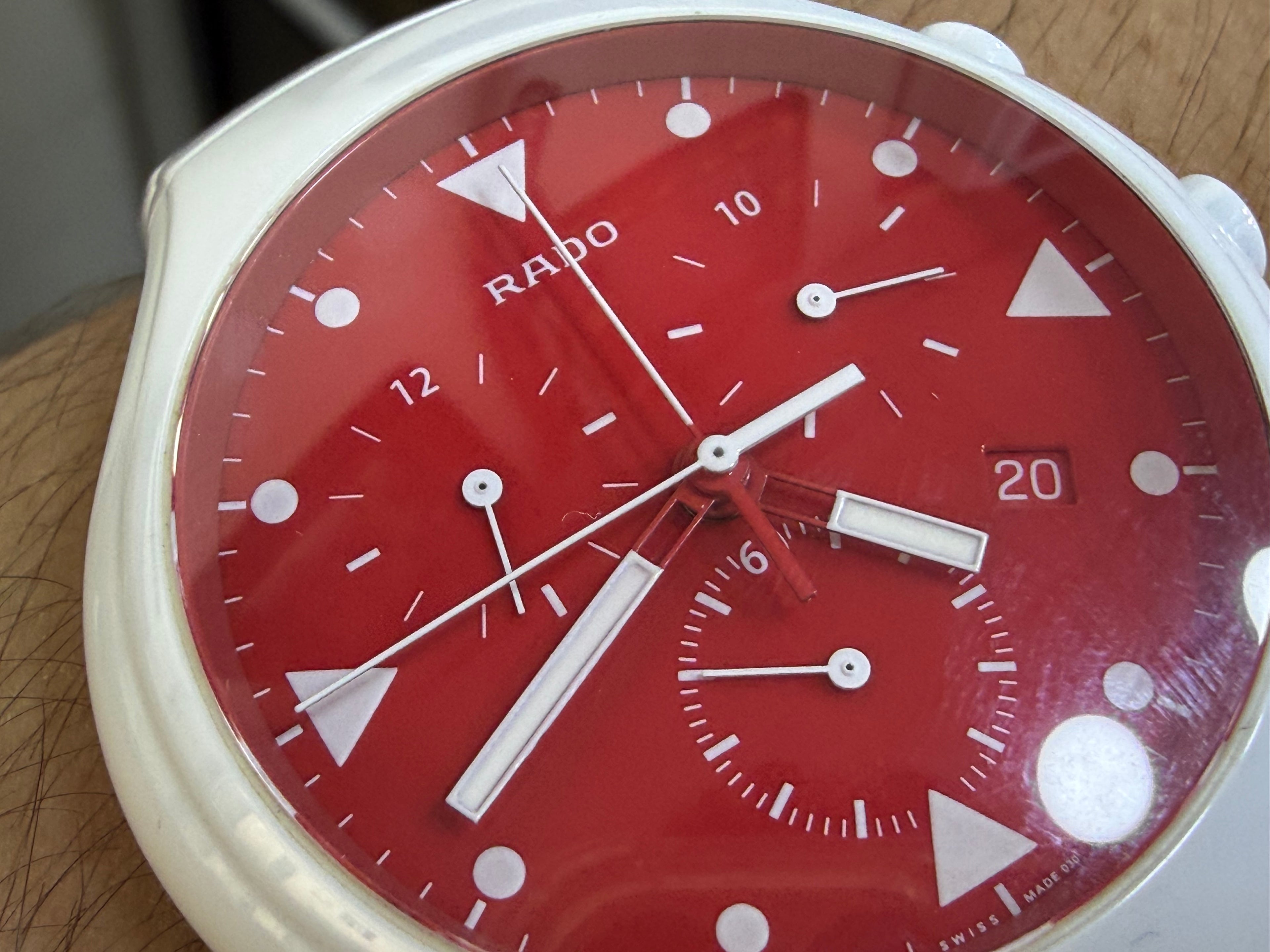 Rado DiaStar High-Tech Ceramics Chronograph - Rare Red Dial Numbered Edition