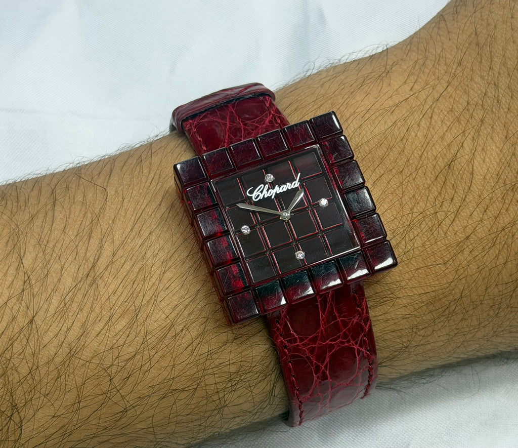 Chopard Be Mad Translucent Red Resin Diamond Dial Limited Edition 9649/9999 - Ref. 12/7780