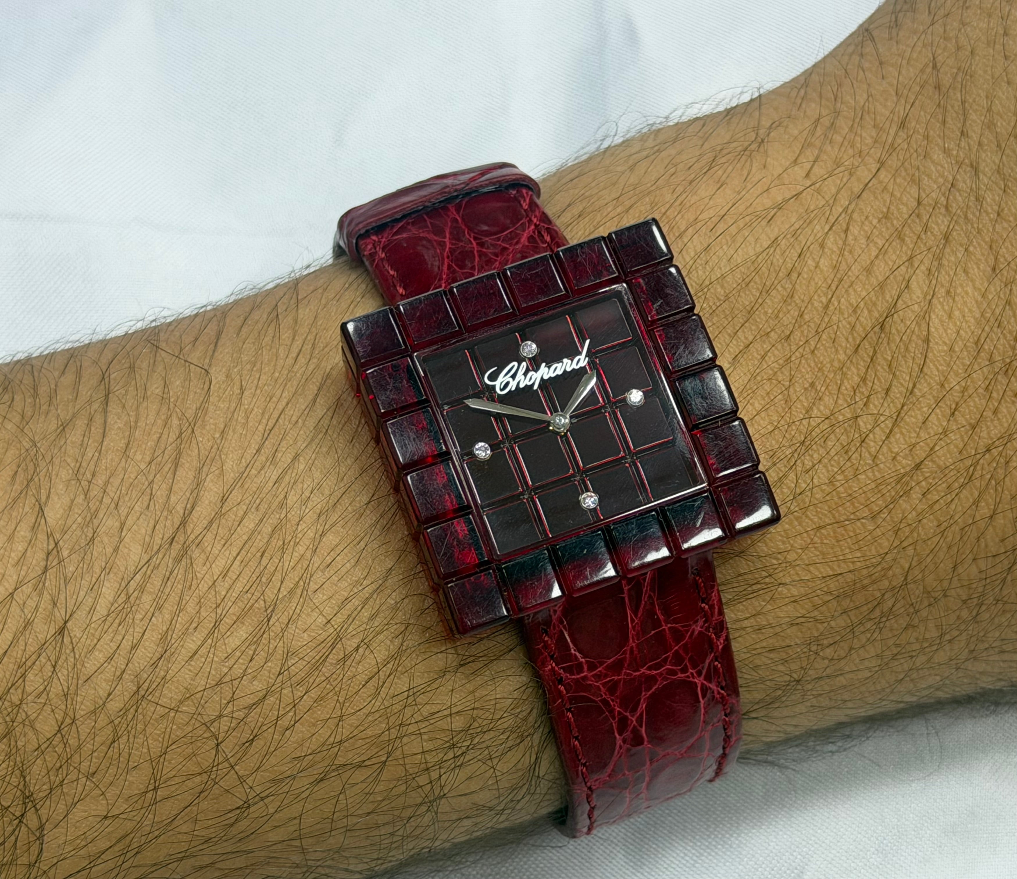 Chopard Be Mad Translucent Red Resin Diamond Dial Limited Edition 9649/9999 - Ref. 12/7780