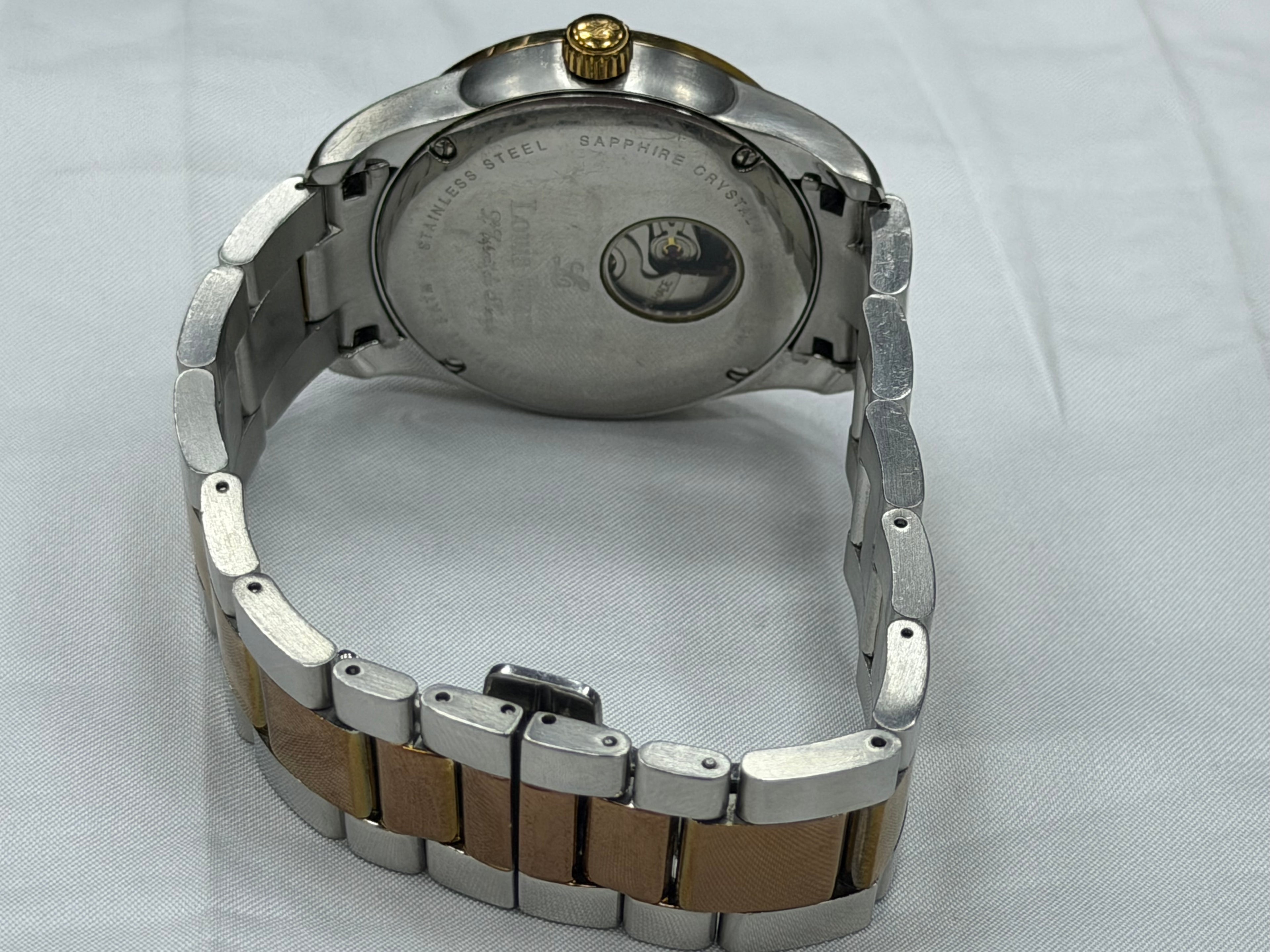 Louis Erard Heritage Automatic Watch - Mother of Pearl Dial & Diamond Bezel