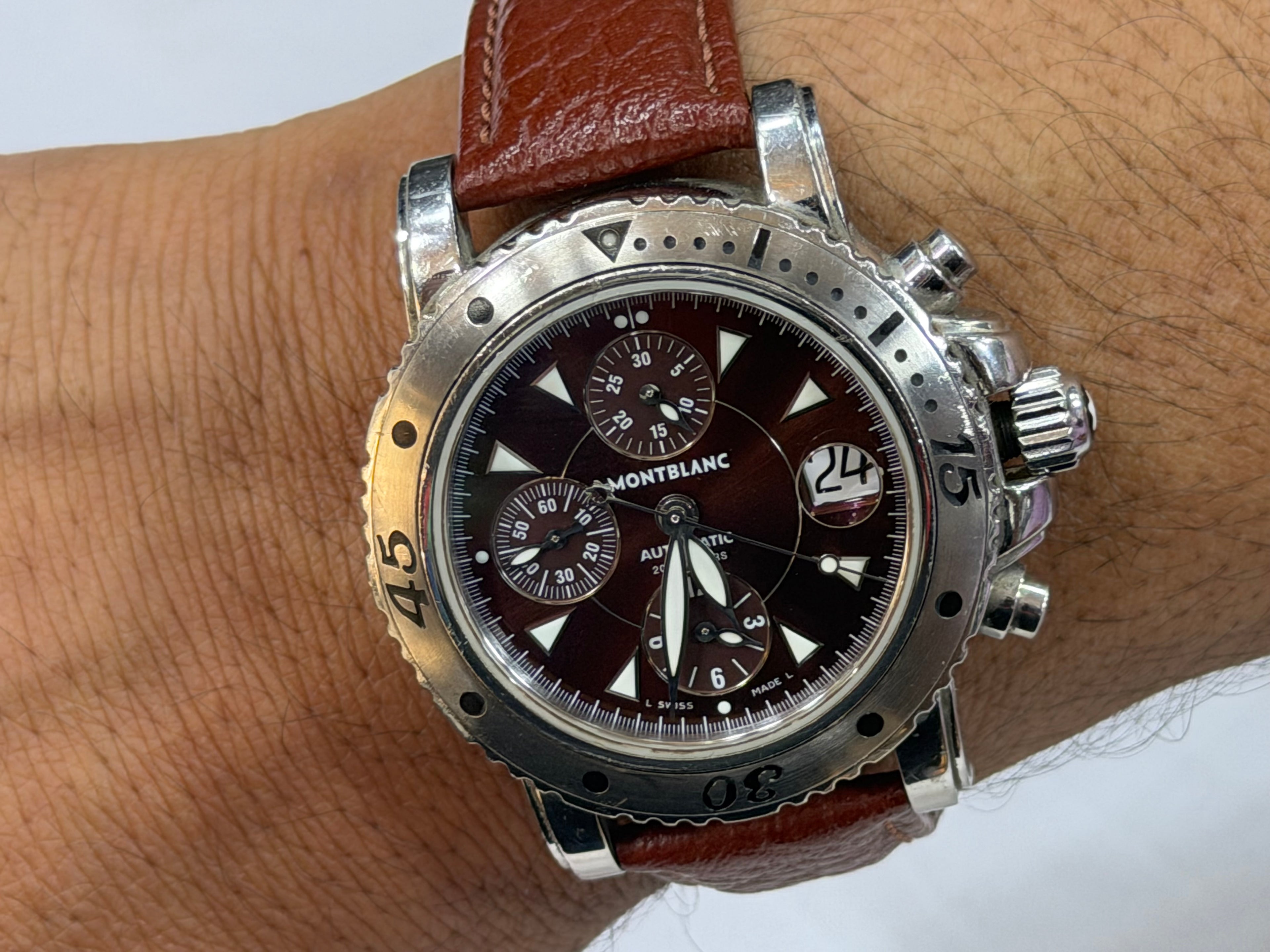 Montblanc Sport Chronograph Automatic Men's Watch - Ref. 7034 / 36948