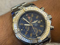 Breitling Super Avenger Chronograph Blue Dial Steel - Ref. A13370