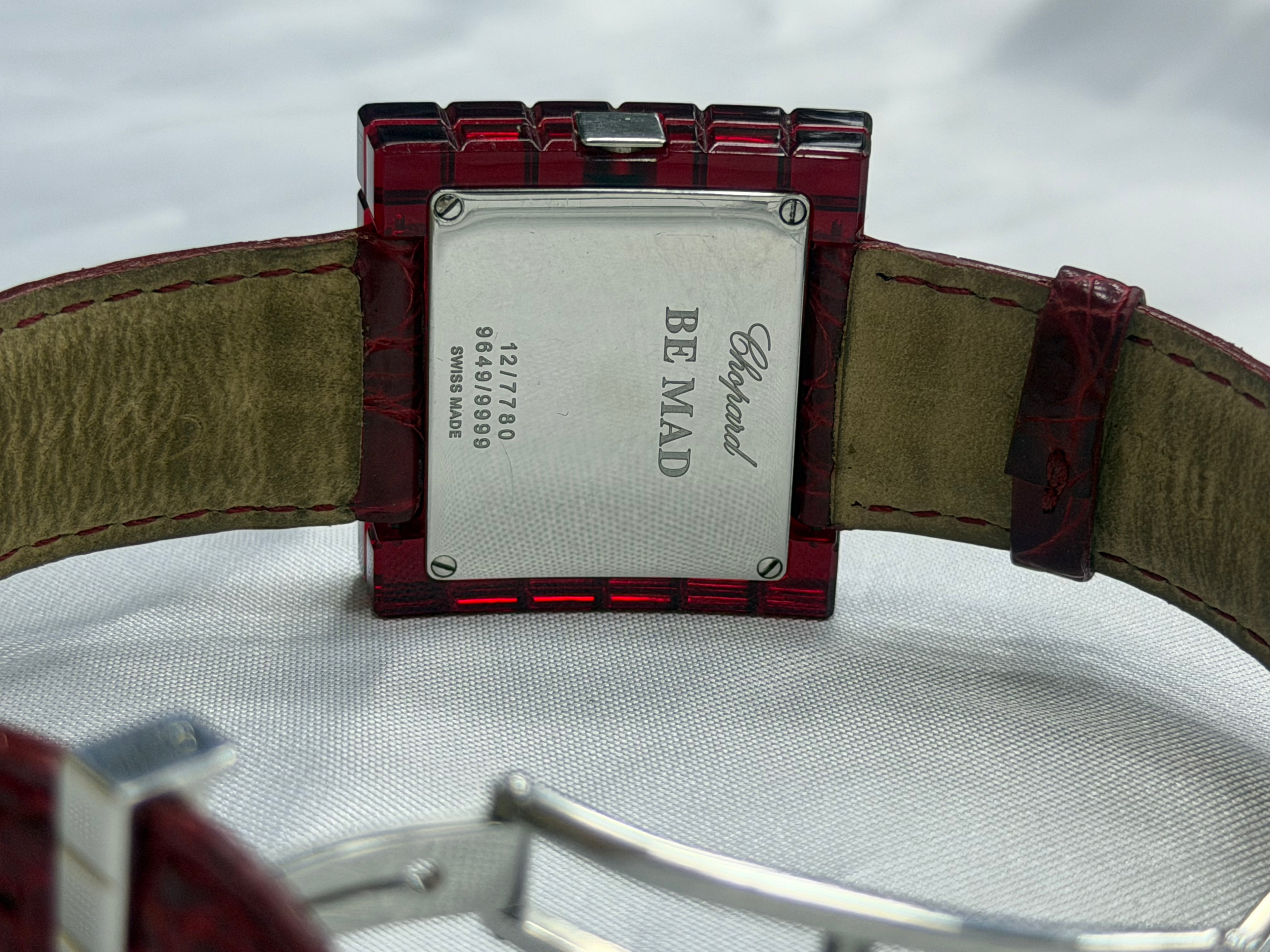 Chopard Be Mad Translucent Red Resin Diamond Dial Limited Edition 9649/9999 - Ref. 12/7780
