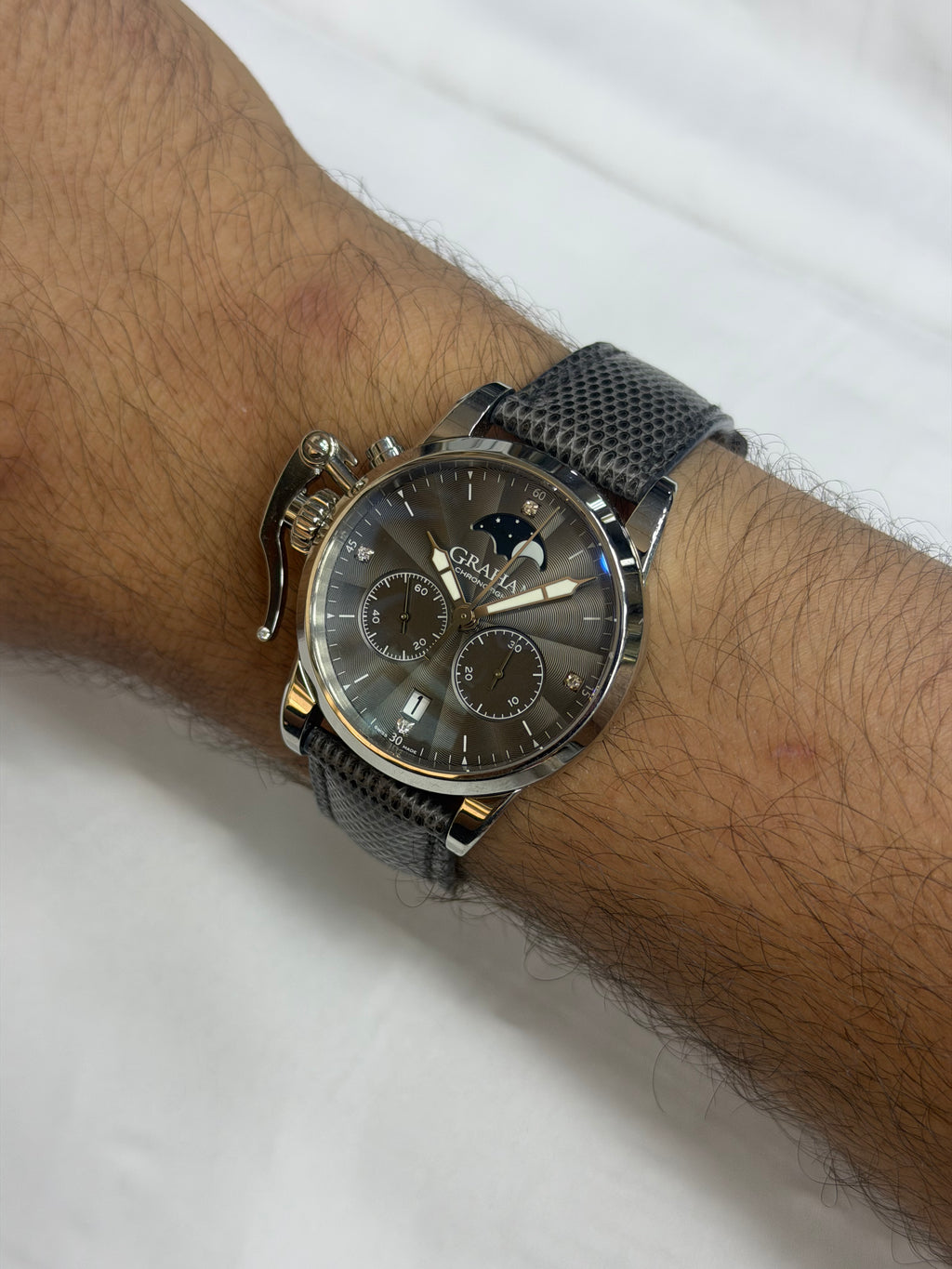 Graham Chronofighter 1695 Chronograph Moon Phase – Reference AN-2GXBS