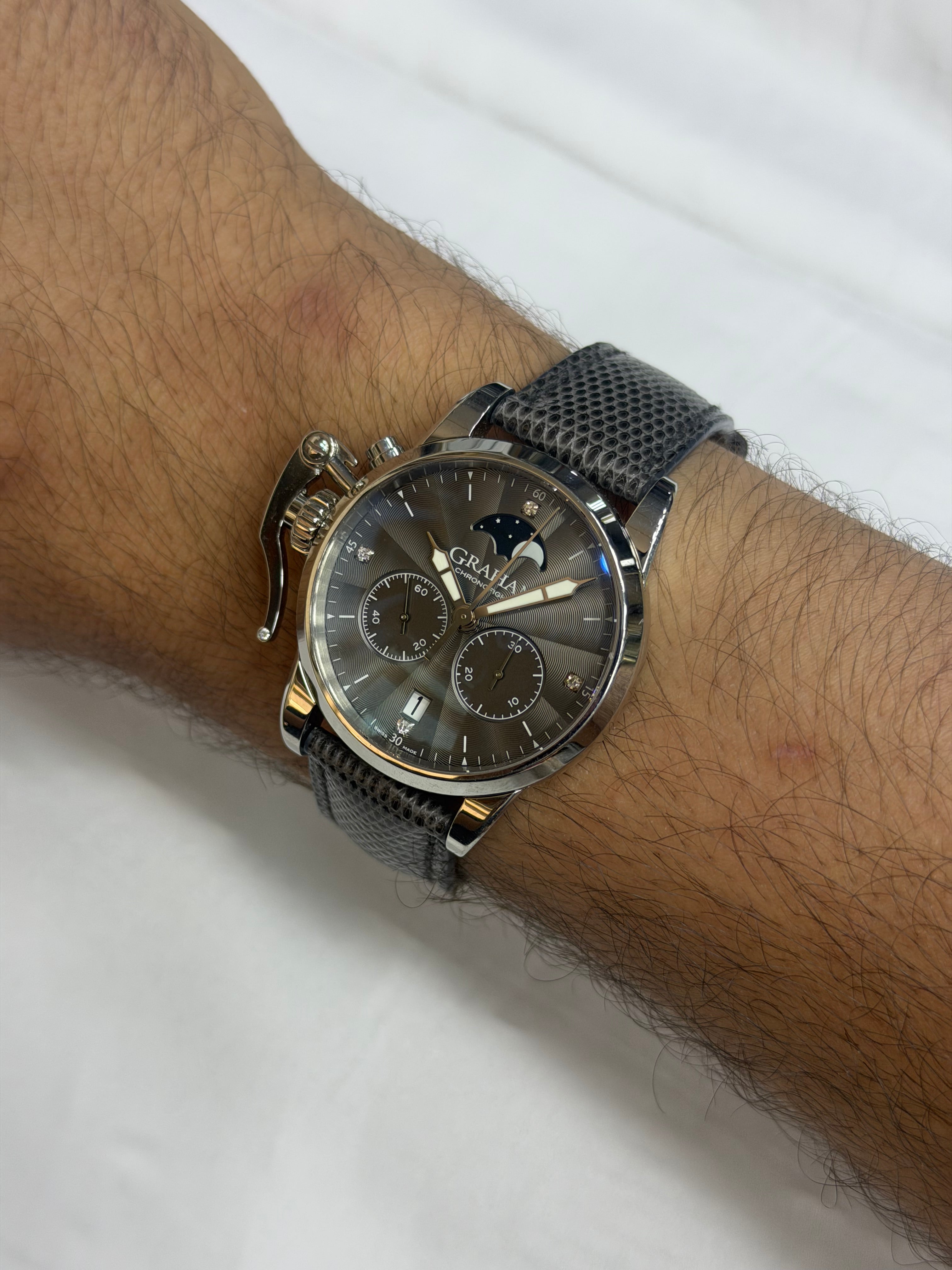 Graham Chronofighter 1695 Chronograph Moon Phase – Reference AN-2GXBS