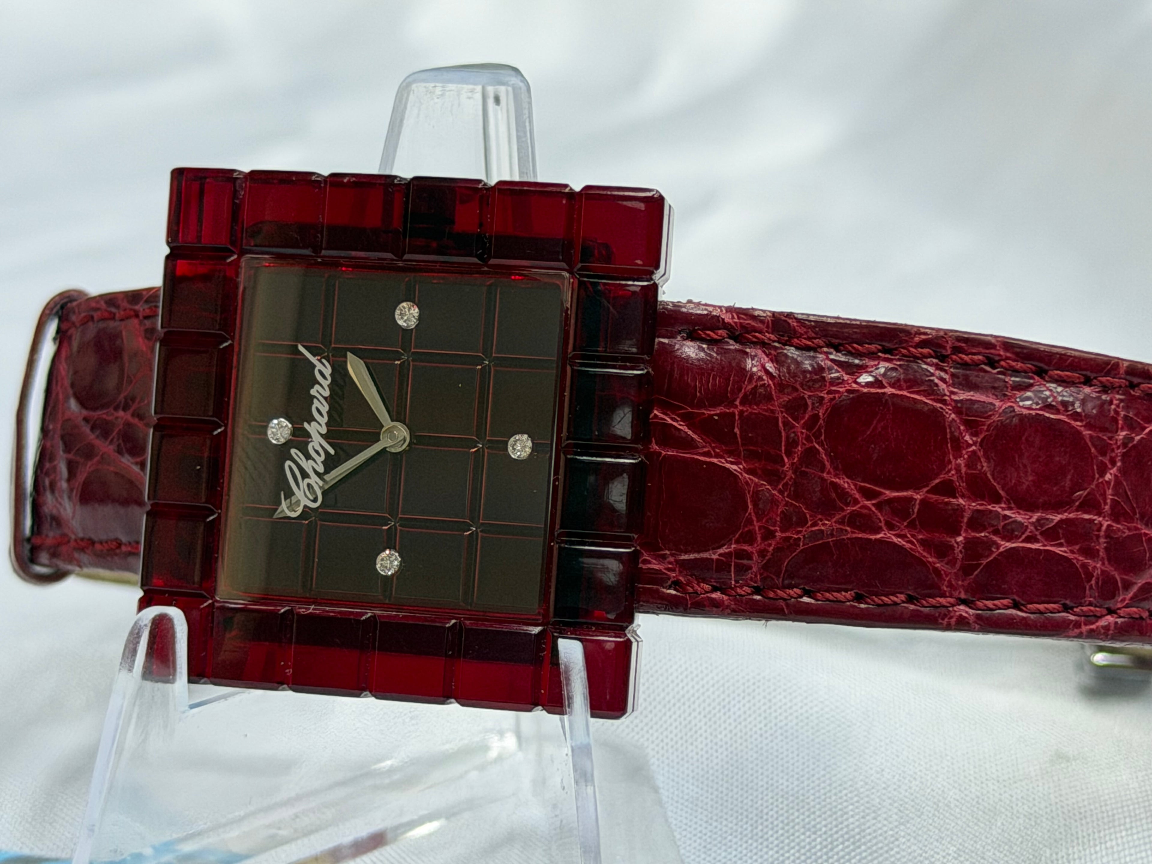 Chopard Be Mad Translucent Red Resin Diamond Dial Limited Edition 9649/9999 - Ref. 12/7780