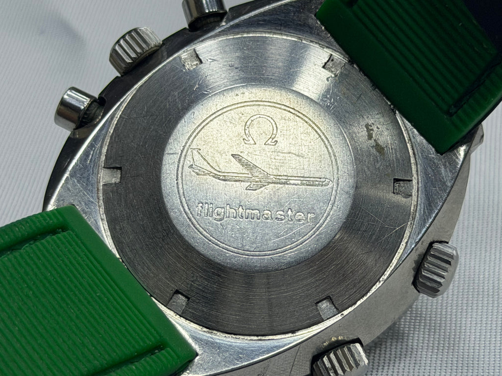 Vintage Omega Flightmaster Chronograph GMT Ref. ST 145.013 - Stamped 1974 Factory Full Set