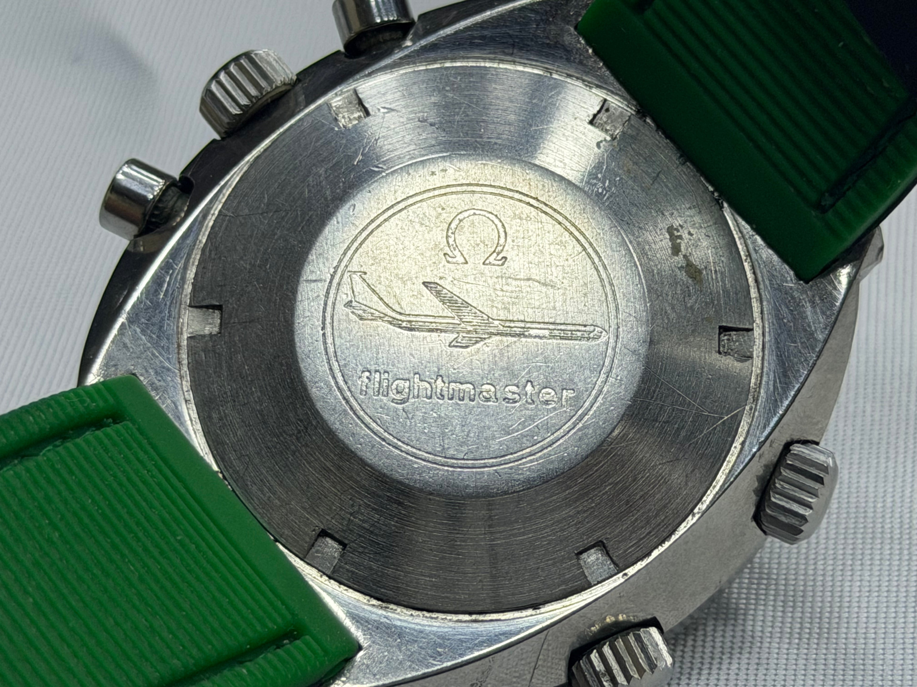 Vintage Omega Flightmaster Chronograph GMT Ref. ST 145.013 - Stamped 1974 Factory Full Set