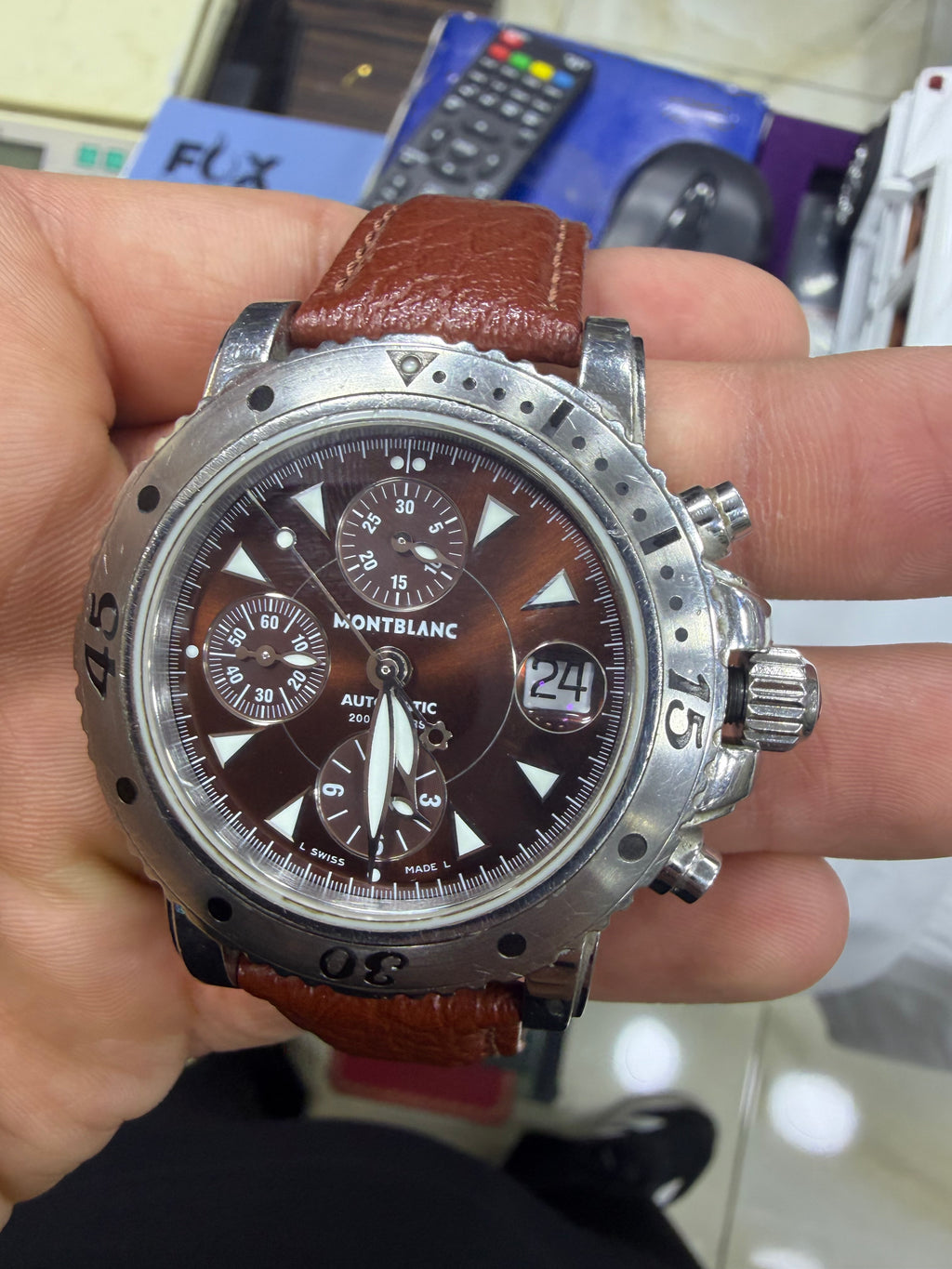 Montblanc Sport Chronograph Automatic Men's Watch - Ref. 7034 / 36948