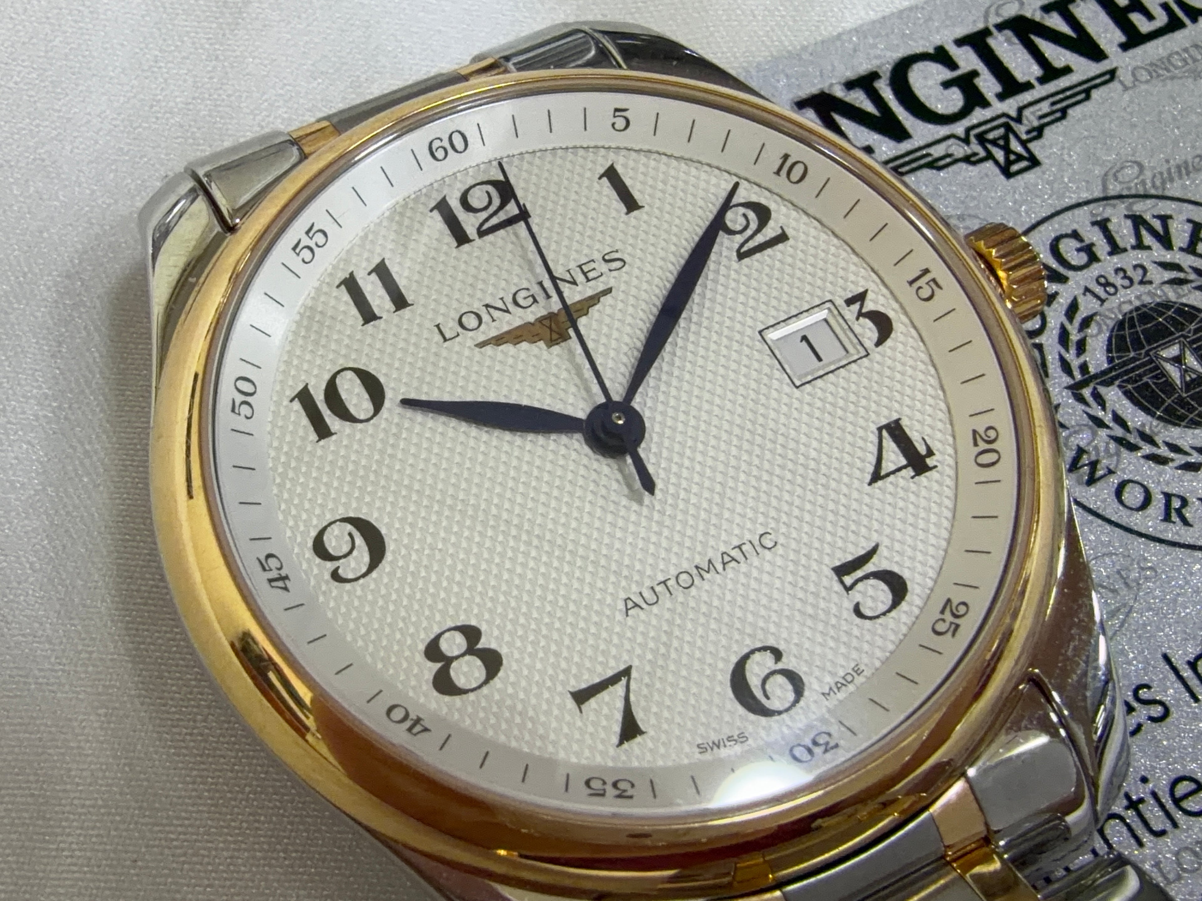 Longines Master Collection Two-Tone Automatic Silver Dial - Ref. 42518334