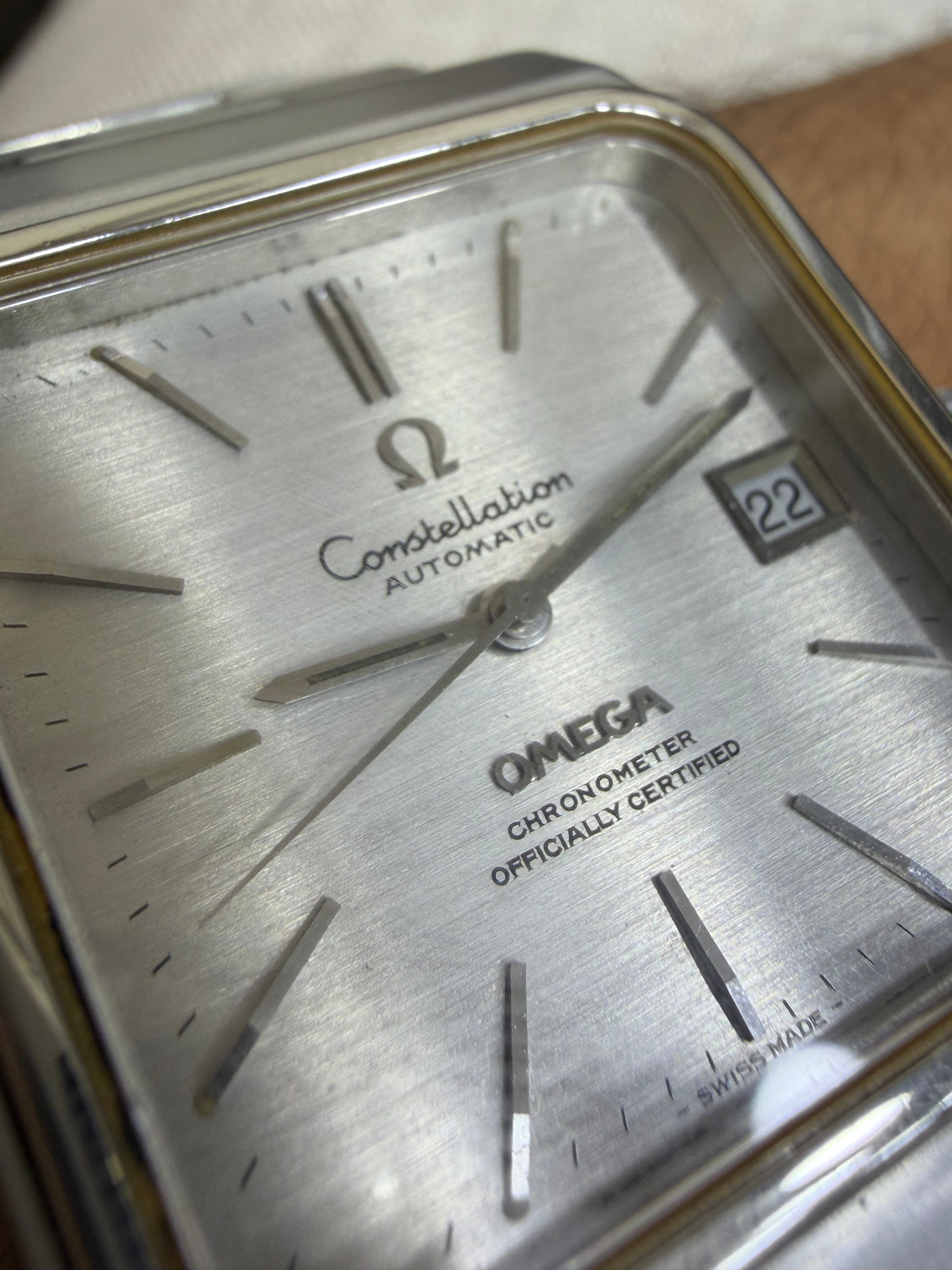 Vintage Omega Constellation Chronometer "TV Dial" Automatic - Stainless Steel with Two-Tone Gold Trim