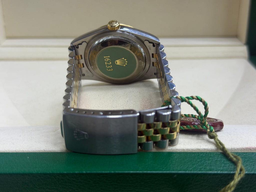Vintage Rolex Datejust 36 Two-Tone Champagne Dial - Ref. 16233 (With Box & Papers) used like new