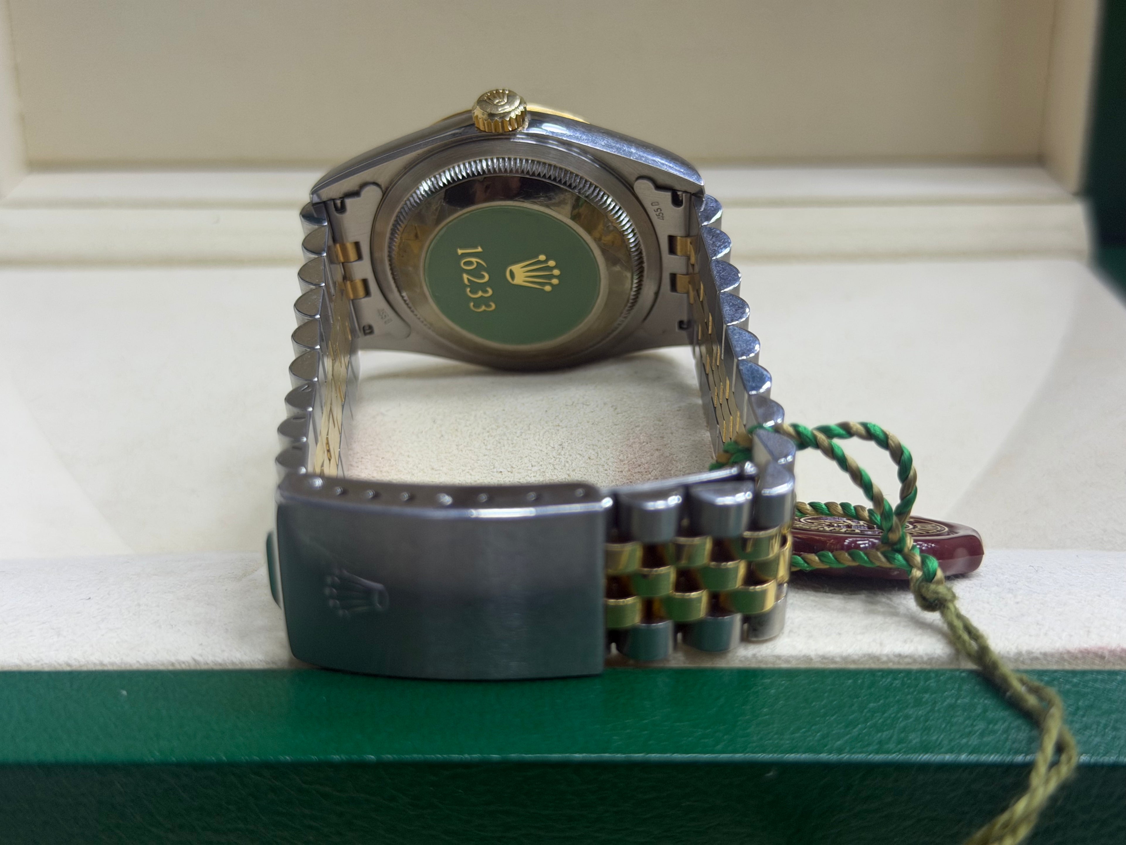 Vintage Rolex Datejust 36 Two-Tone Champagne Dial - Ref. 16233 (With Box & Papers) used like new