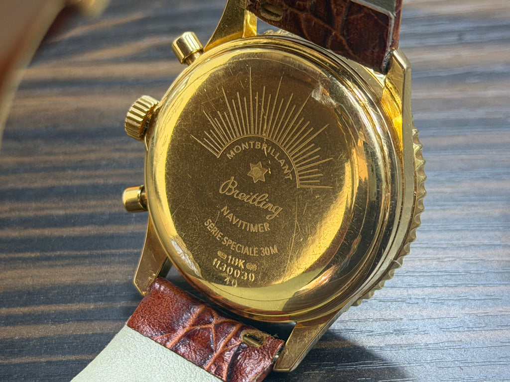 Breitling Navitimer Montbrilliant 18K Yellow Gold – Special Edition