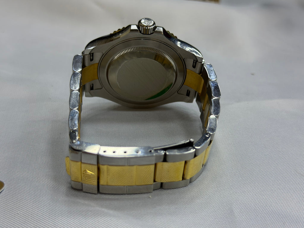 Rolex Yacht-Master 40 Two-Tone 18k Gold & Steel Rare Mother of Pearl Dial Full Set - Ref. 16623