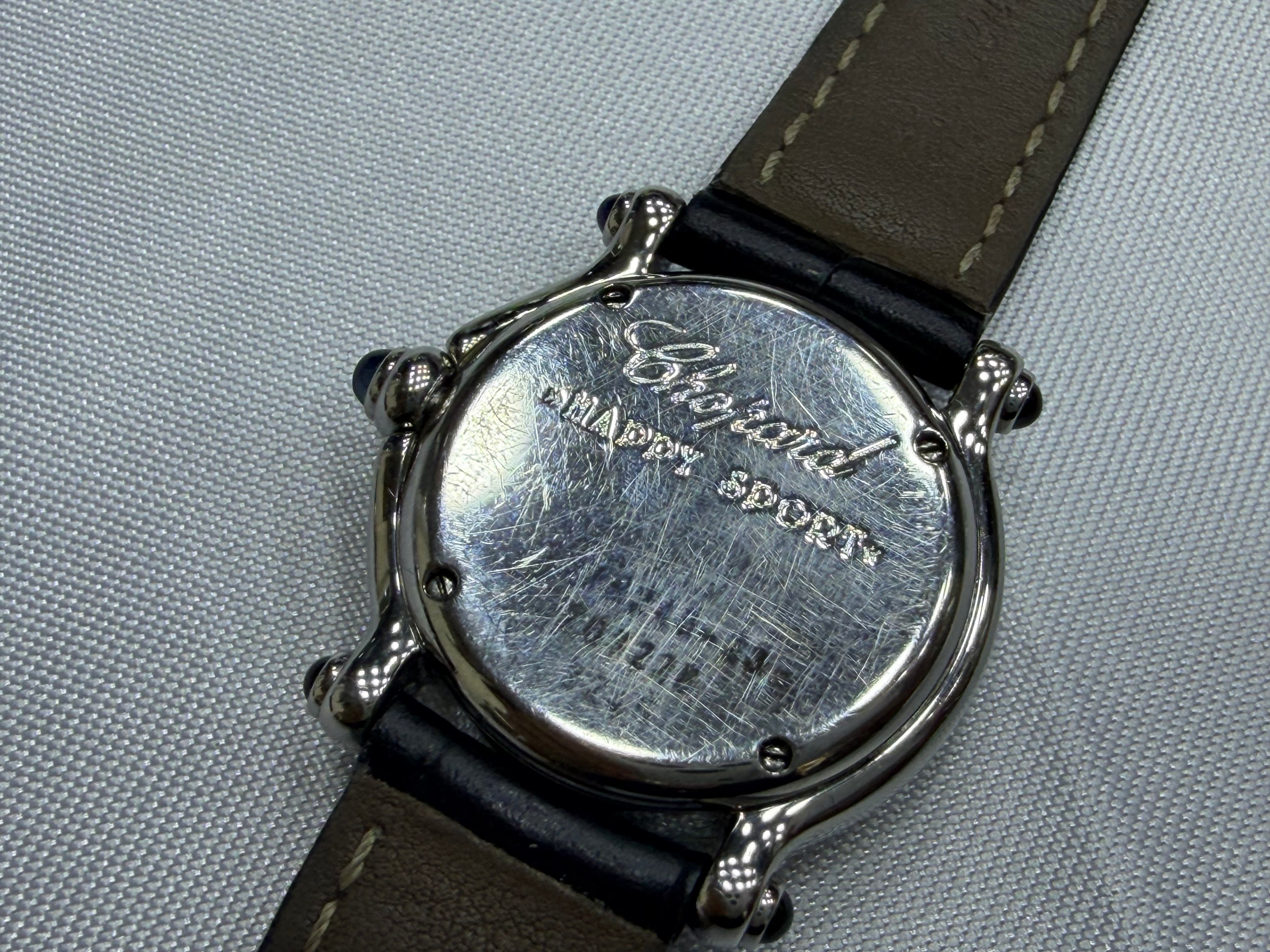 Chopard Happy Sport Mother of Pearl Dial - Floating Diamond Moon & Sapphire Stars