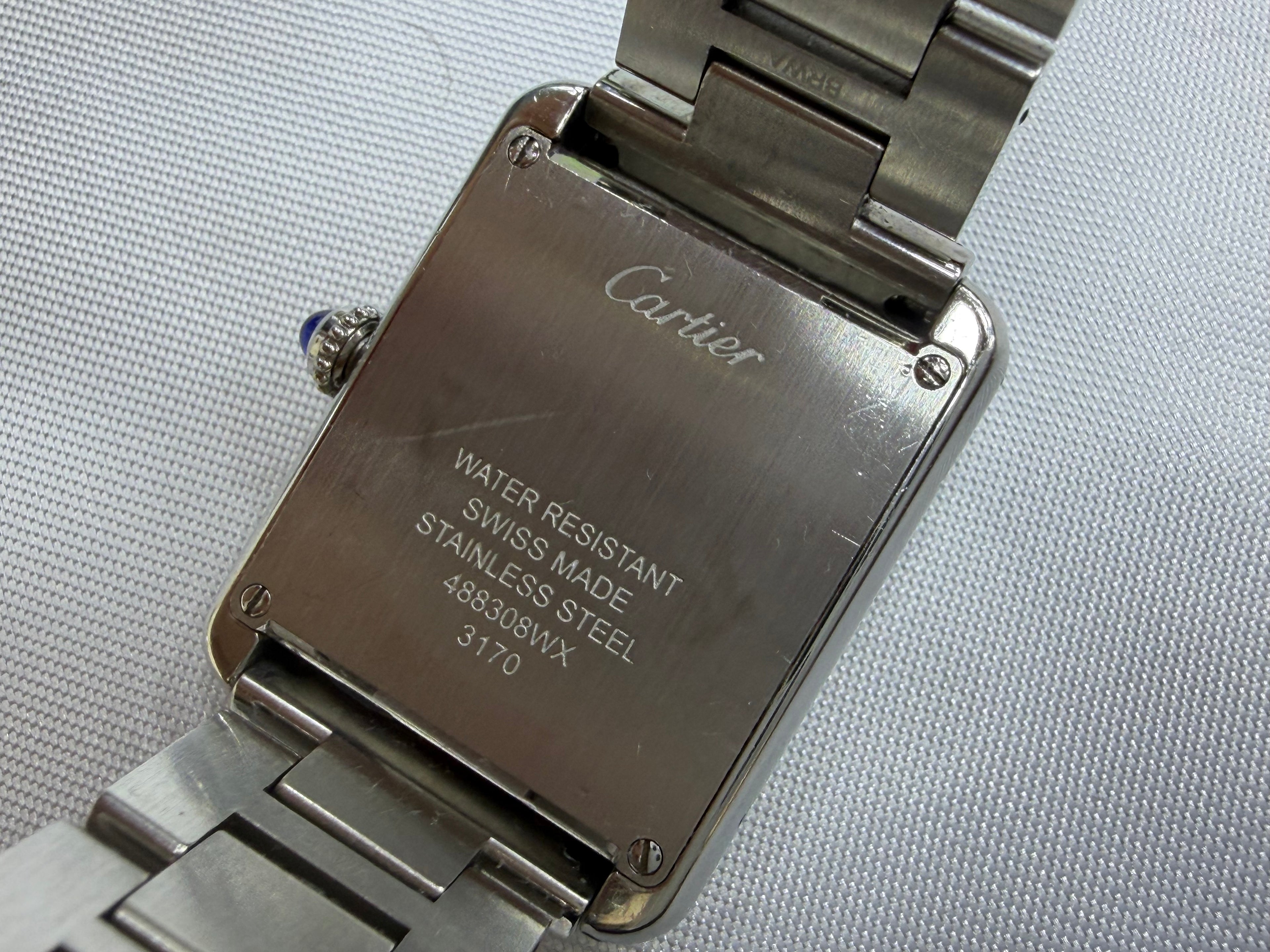 Cartier Tank Solo Large Stainless Steel Quartz - Ref. 3170