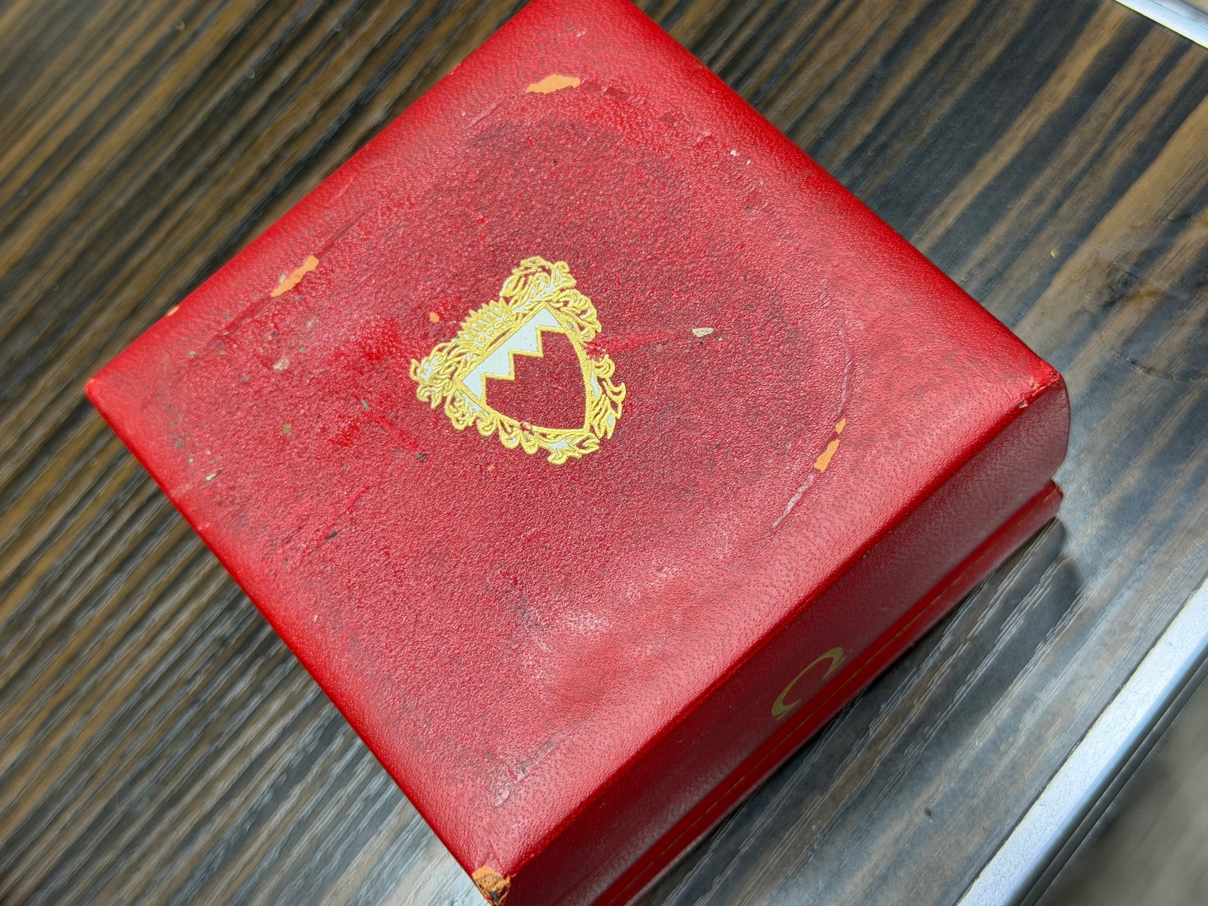 Rare Vintage Omega Seamaster Stainless Steel Royal Crest of Bahrain Dial with Original Stamped Box