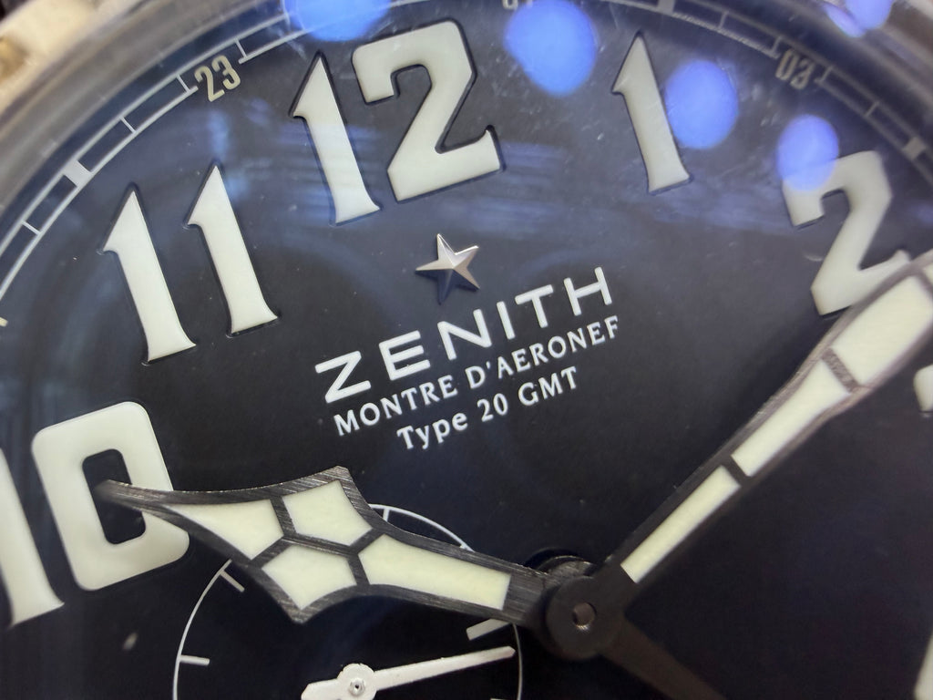 Zenith Pilot Montre d’Aéronef Type 20 GMT Black Dial - Ref. 03.2430.693