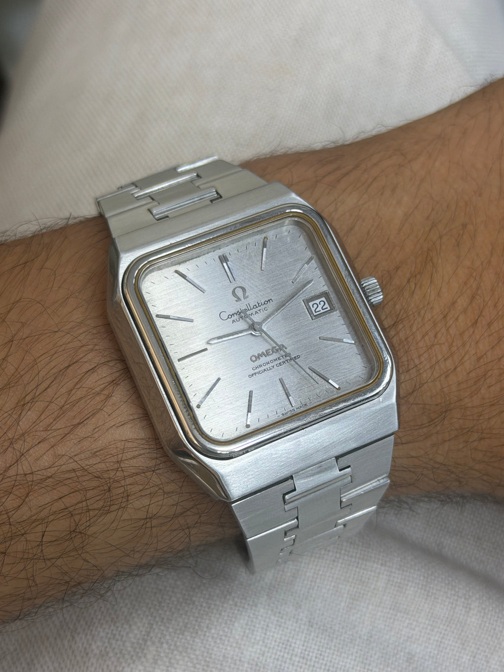 Vintage Omega Constellation Chronometer "TV Dial" Automatic - Stainless Steel with Two-Tone Gold Trim