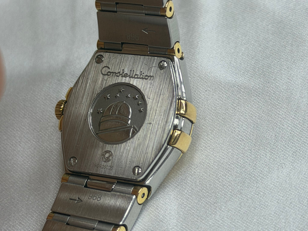 Omega Constellation Two-Tone Diamond Dial Quartz - Steel & Yellow Gold